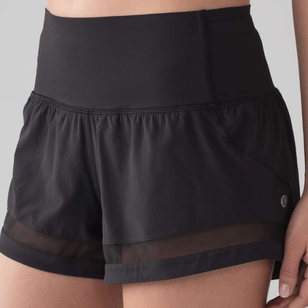 Lululemon Pace Perfect Short Black Size 8